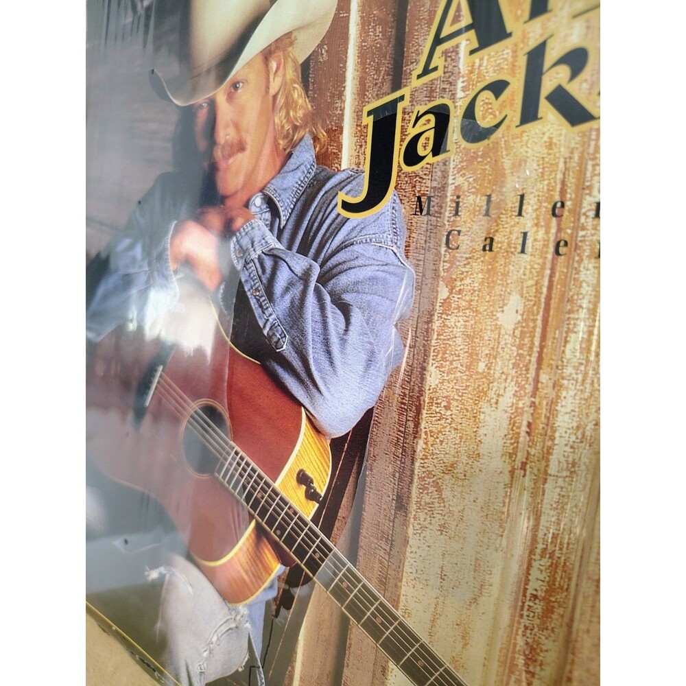 Vintage Alan Jackson 2000 Wall Calendar 13"x 10.75" New Sealed Fan Club Y2K